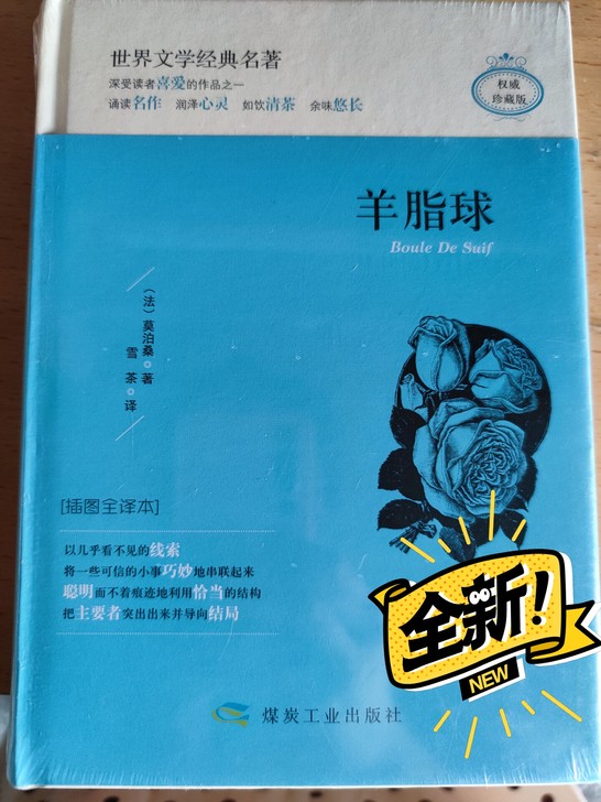 出两本世界名著:《羊脂球》《红与黑》