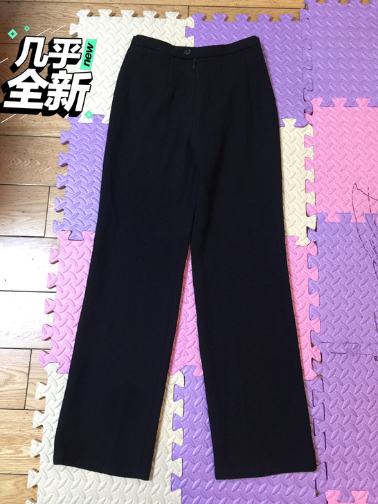高腰修身直筒裤M号