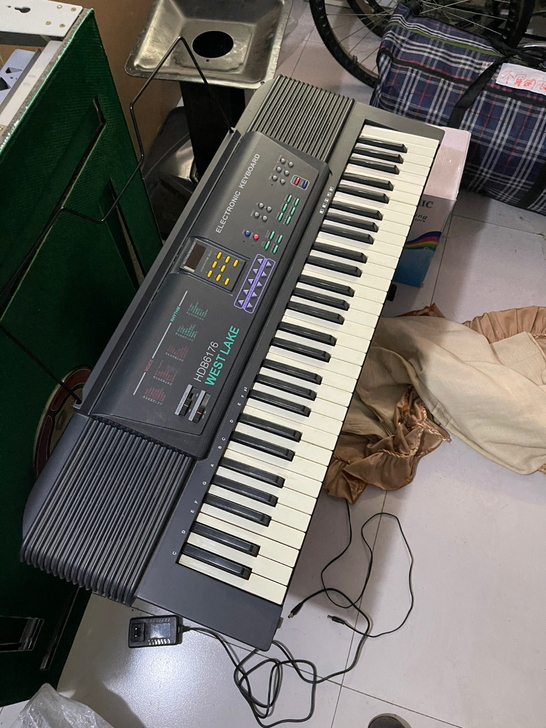 出西湖HDB6176电子琴,61键,带常用...