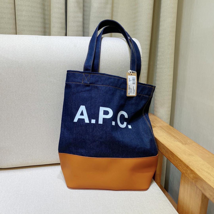 老宋含泪推~a.p.c三色帆布包男女都可以...