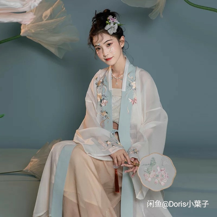 汉尚华莲改良汉服女栀音XL宋制