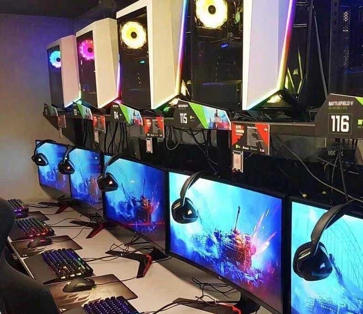 网吧倒闭电脑台式主机i5i7高配组装机网吧...