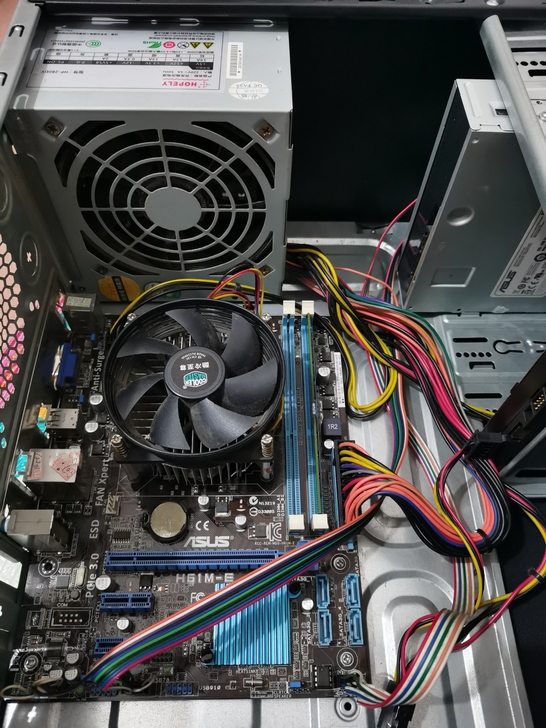 cpu奔腾g620集显，主板华硕h61me...
