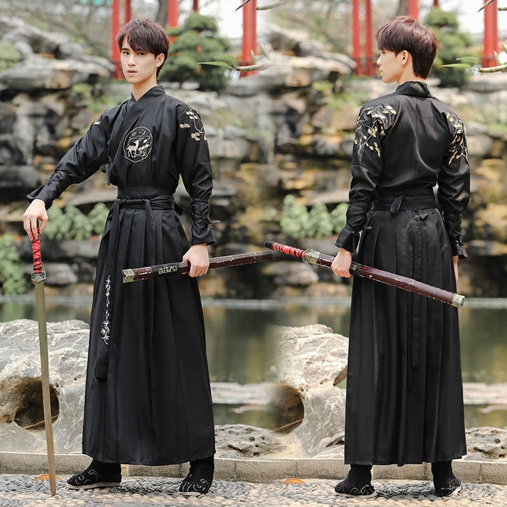 【全新清仓】顺丰包邮男装汉服学生武侠风班服...