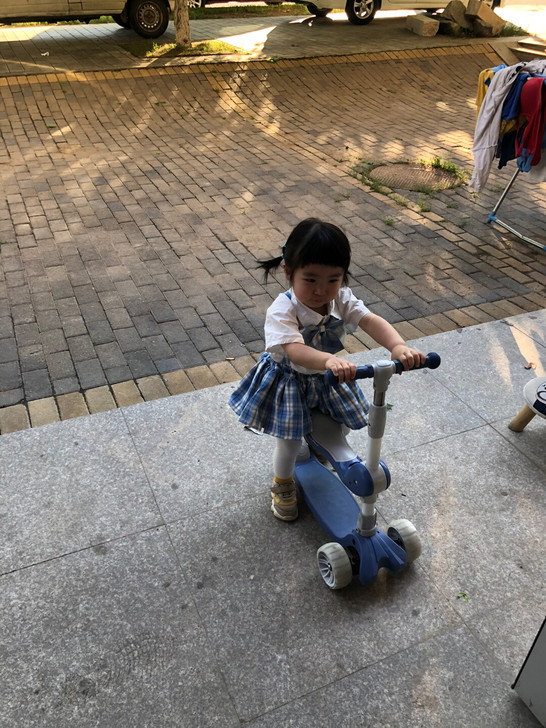 二合一滑板车，可以溜可以滑，新旧如图，同城...