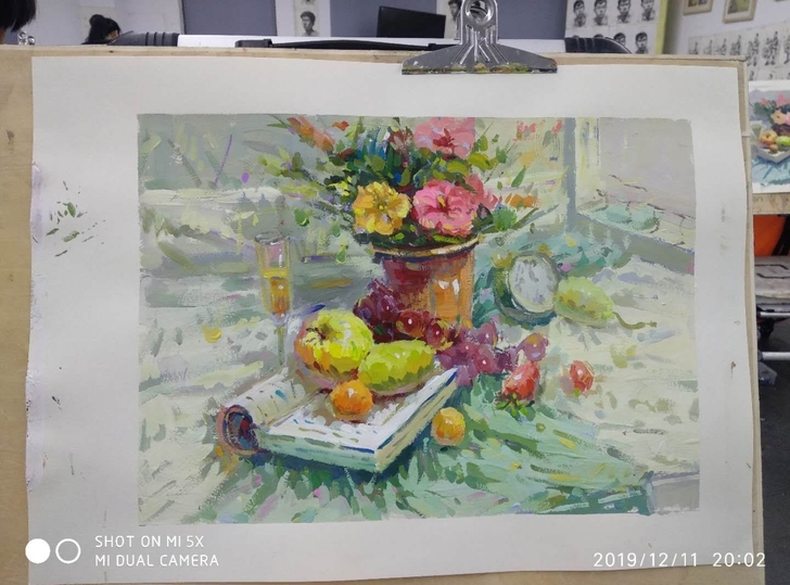 代画 现成画 静物色彩 水粉画 学生价