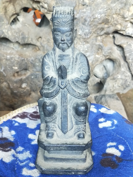 下乡收了一个铜佛漂亮值得收藏