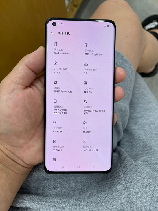 1+9pro  12+256   激活一个...