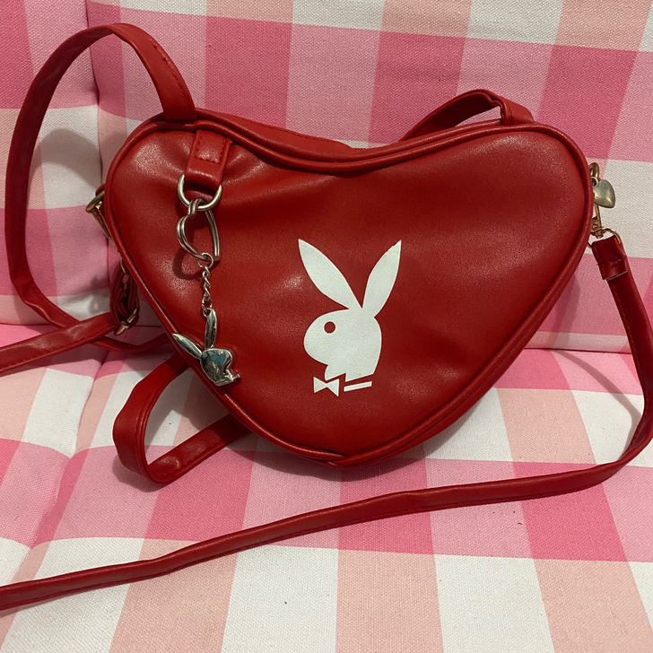 playboy辣妹斜背单肩包