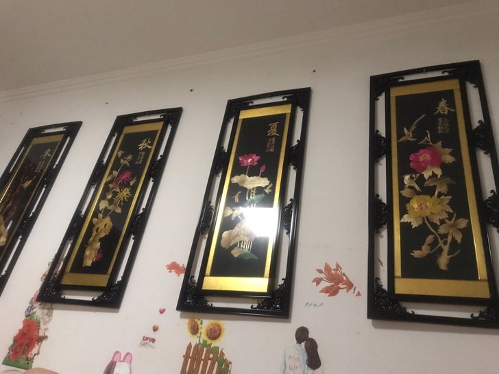 春夏秋冬挂画