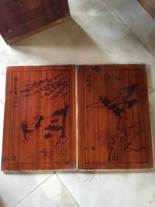 木雕画板，品相如图
