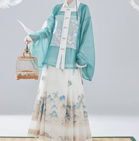 七月夕 晴川真丝（送闲置汉服） 100%桑...