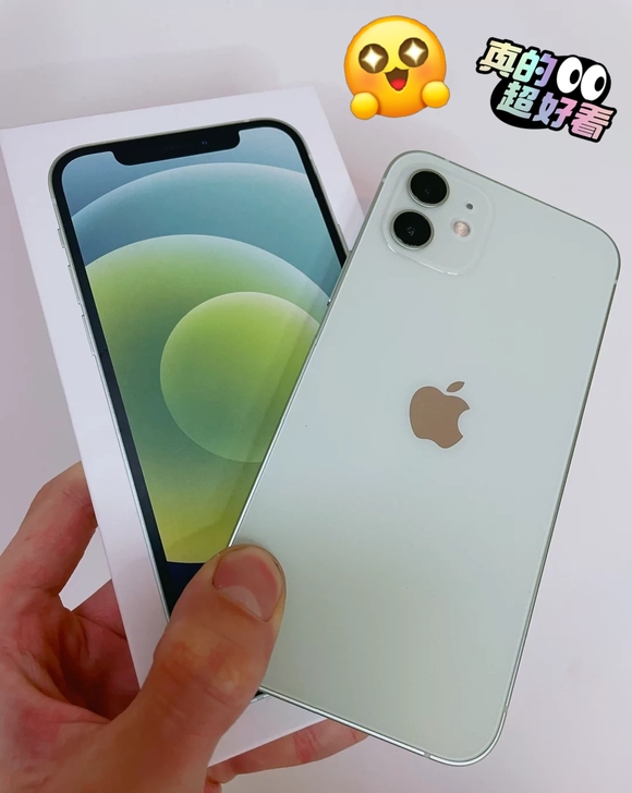 苹果12 iPhone 12绿色128G，...