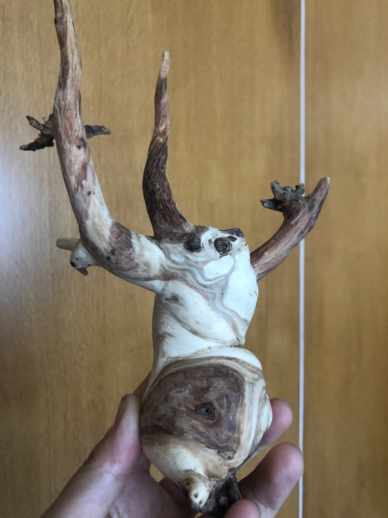 太行崖柏象形小坨意境弹弓叉也可,头上三角牢...