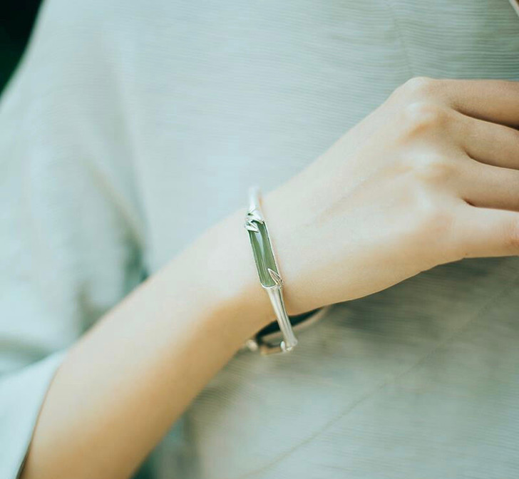 925银开口手链手镯 适用性别:女 图案:...