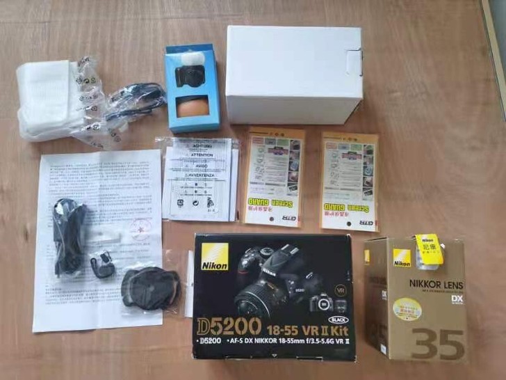 自用国行尼康D5200自定义85新~轻微使...