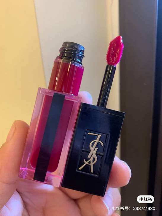 YSL黑管唇釉603 图一 二是小红书博主...