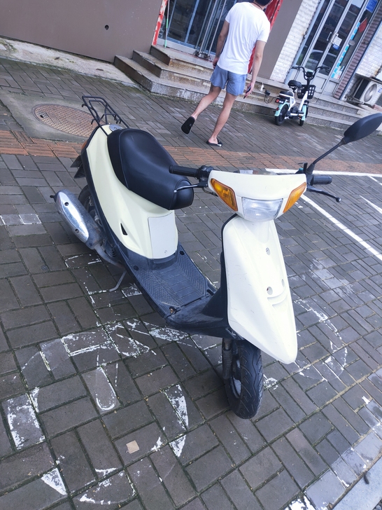 进口雅马哈50踏板印沙