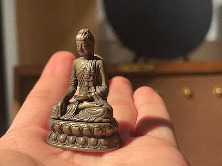 古玩古董铜佛复古黄铜寸佛佛像随身佛释迦牟尼...