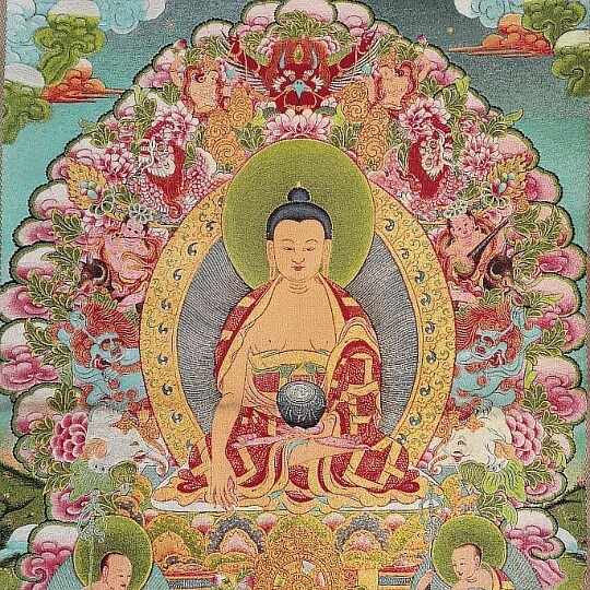 密宗佛像 唐卡刺绣画 如来佛祖 织绣 机绣...