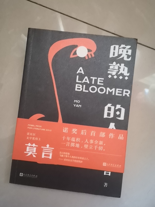 二手书 《晚熟的人》莫言