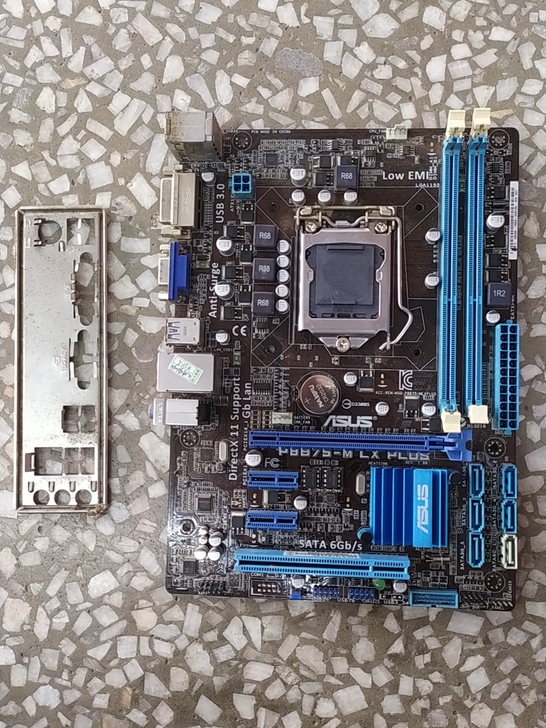 华硕b75m lx 转一下就停 坏主...