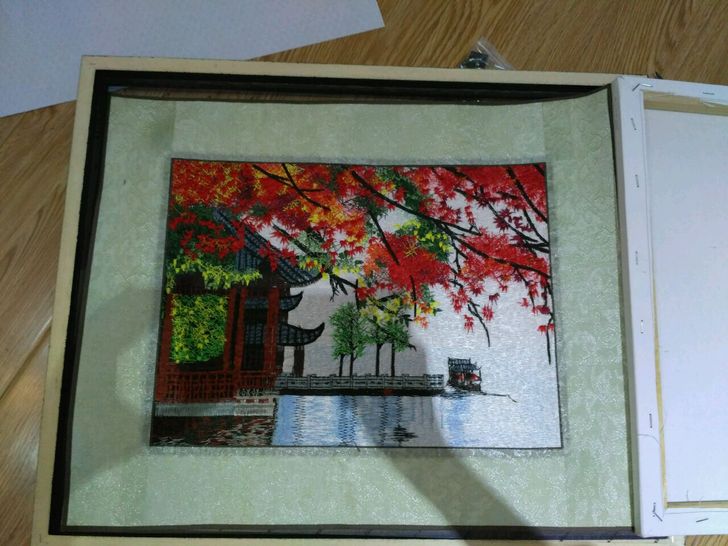 苏州刺绣画