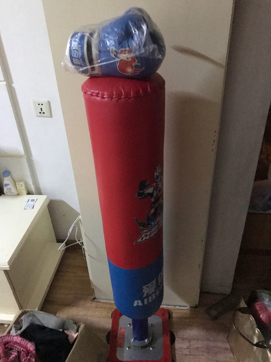 沙袋散打立式家用儿童拳击小孩训练器材跆拳道...