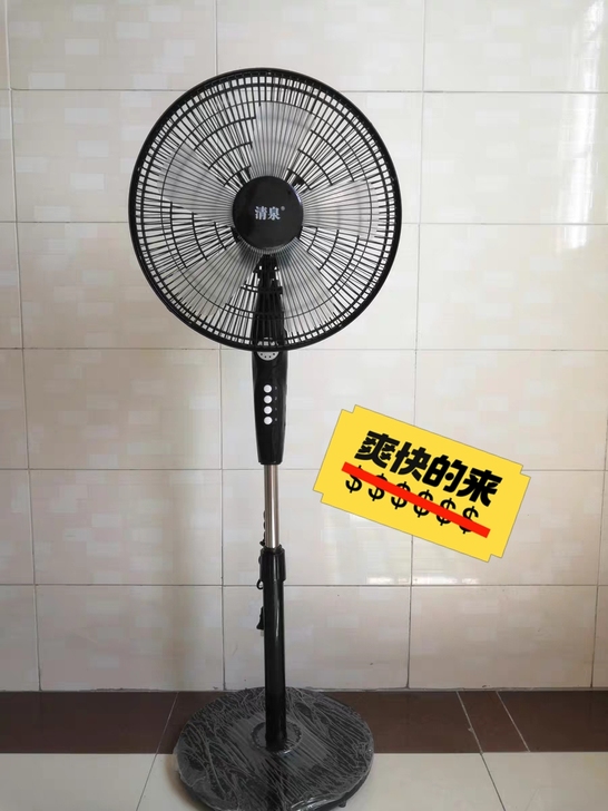超市倒闭！48元啦 家用落地扇16寸电扇静...