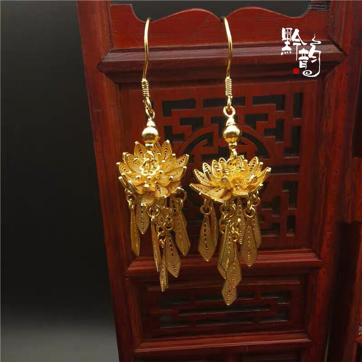 求购#慢收# 收各种花丝镶嵌工艺的足银饰品...