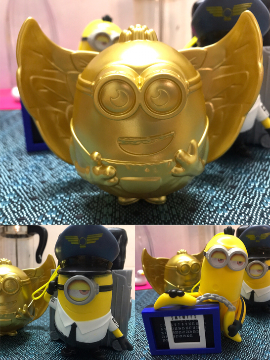#包邮#麦当劳小黄人小金人 小黄人日历小黄...