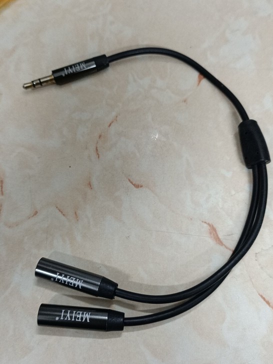 单孔笔记本转接线耳机电脑二合一麦克风耳麦头...