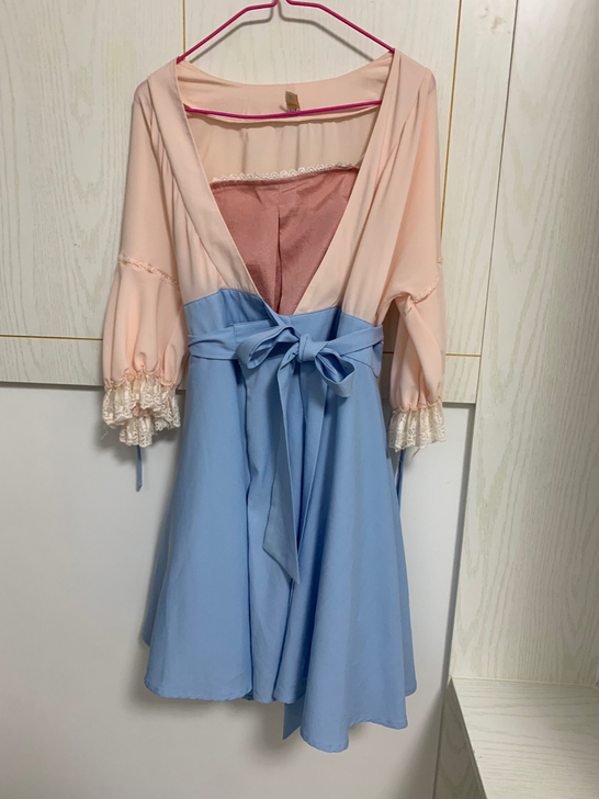 汉服 连衣裙 带背心 一套