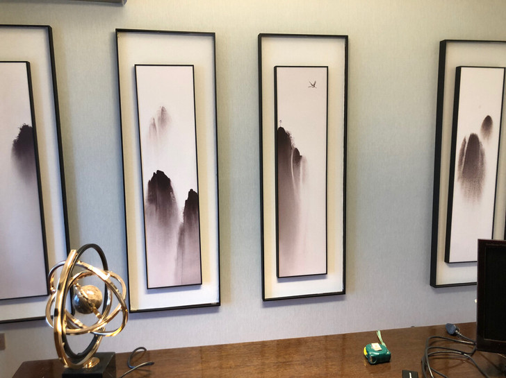 新中式装饰画,外框长150cm,宽50cm...