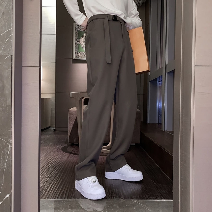 【变帅第一步】薄款裤子夏季青年男士休闲机能...