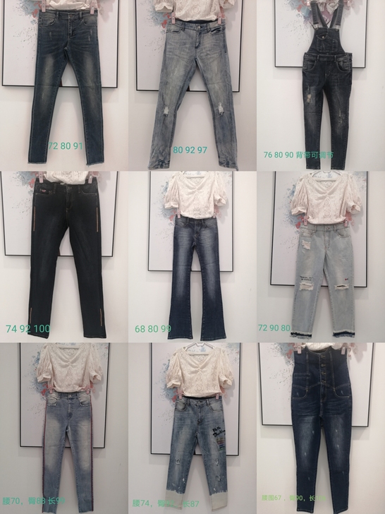 实体店拆迁随便转。纯棉牛仔裤,19.9包邮...