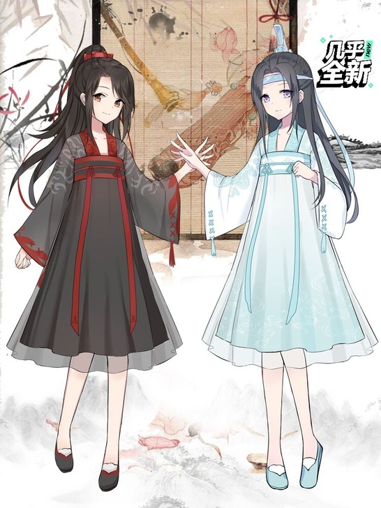 诚心出一套汉元素襦裙「原创魔道改良汉服女装...