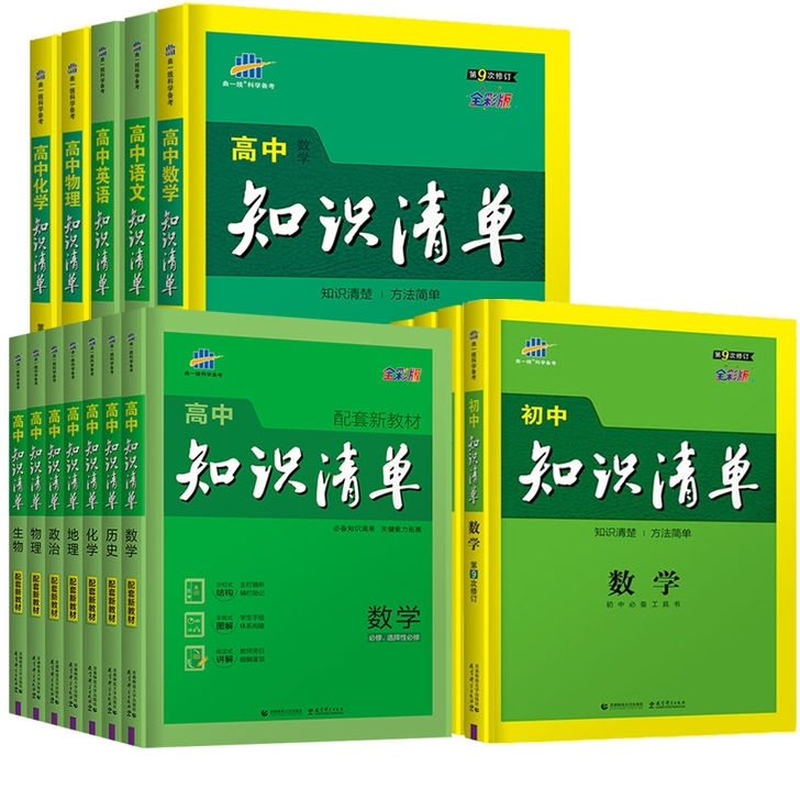 2022知识清单高中初中语文英语数学物理化...
