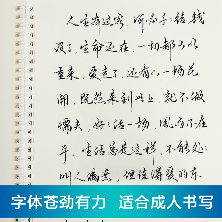 手写体霸气行书行草字体练字帖成人男女大学生...