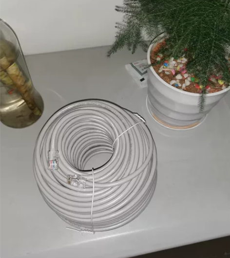 20米卖13 包邮 超五类八芯电脑网络线宽...