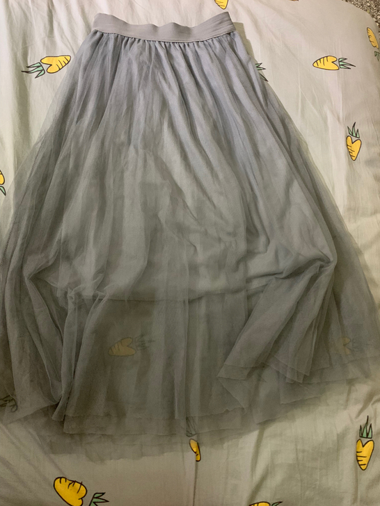 雾霾蓝半身长裙 品牌型号 90-120斤可...