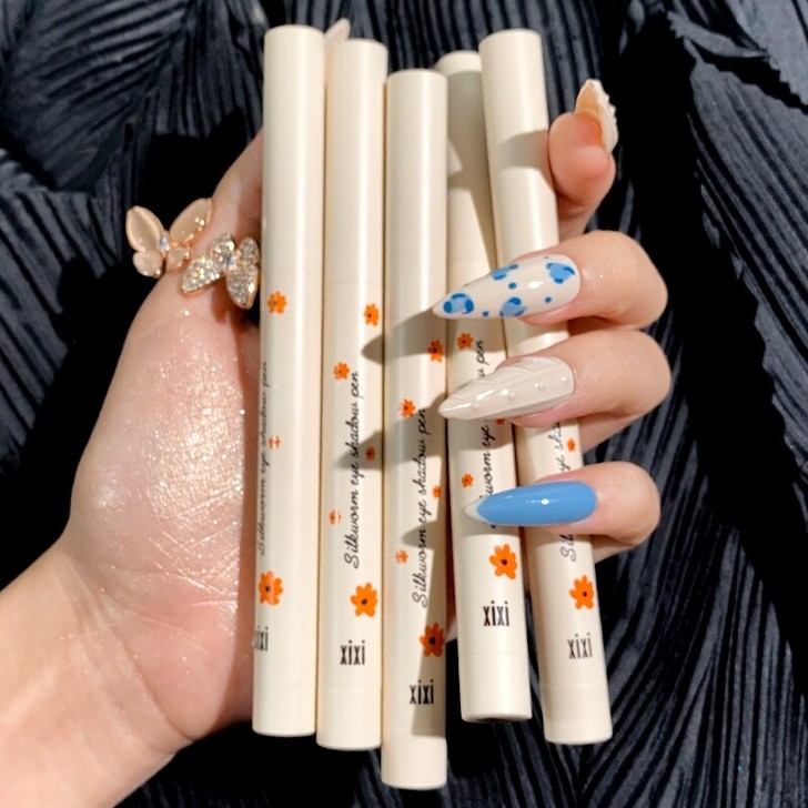 xixi星星眼单头懒人卧蚕笔眼妆女珠光卧蝉...