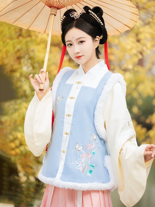 【出明汉服】墨子研汉服，比甲，L，全新未穿...