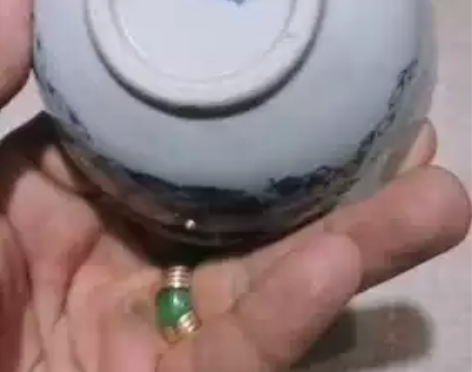 青花老茶盏,宽9.8高5,品相完整,喝茶利...