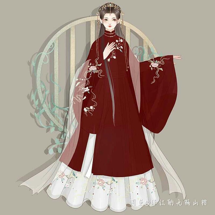 明制汉服牡丹记