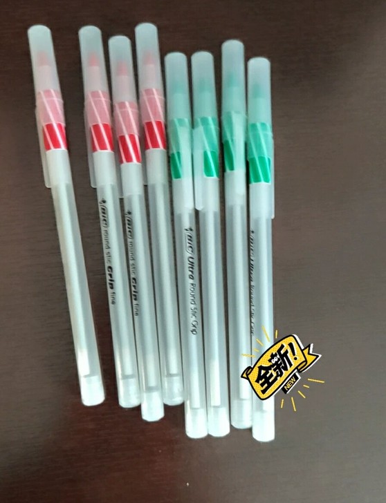 bic圆珠笔 绝版透明胶套