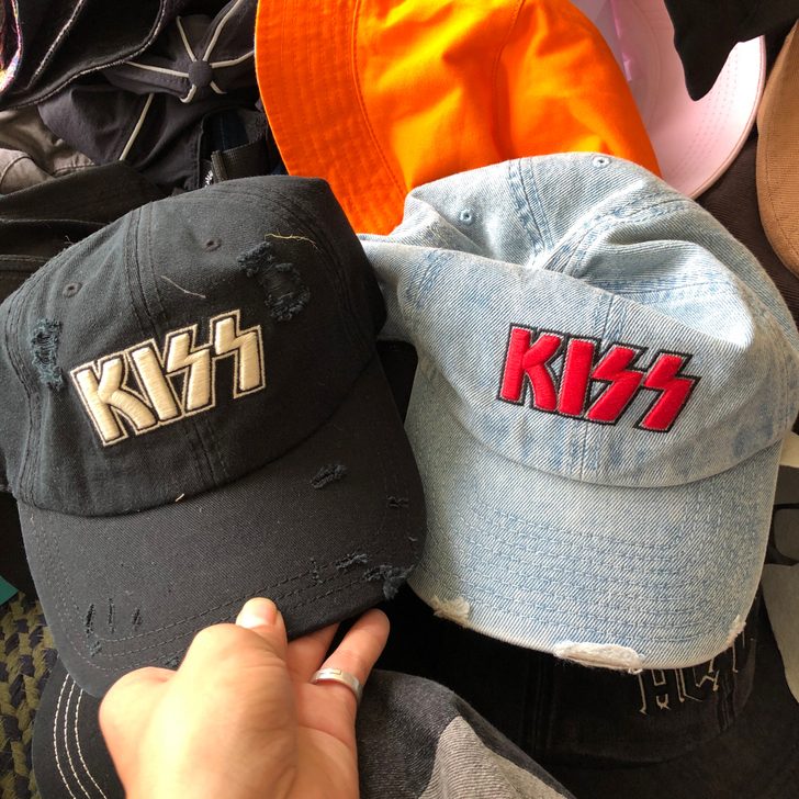 硬摇乐队 kiss 棒球帽 均码
