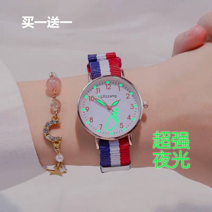 2020年新款考试用手表女ins风简约学生...