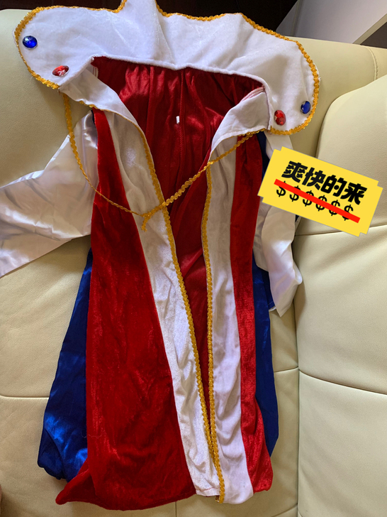万圣节服装，活动穿过一次，尺码120