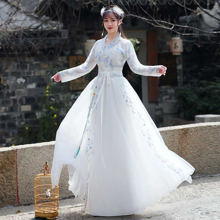 汉服女夏原创正品古装飘逸中国风超仙古风舞台...